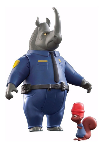 Zootopia Disney Personagens Mchorn & Esquilo Segurança